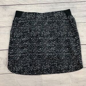 Cyprus Club Skort sz M Skirt with Shorts Underneath Black Pull On Activewear